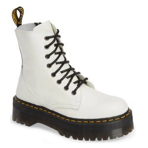 NWT White Dr Marten Jadon Boots